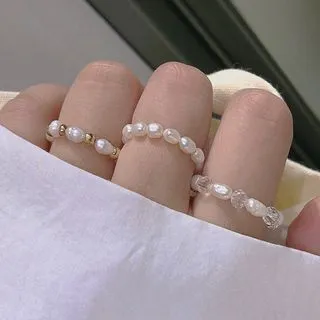 beaded rings