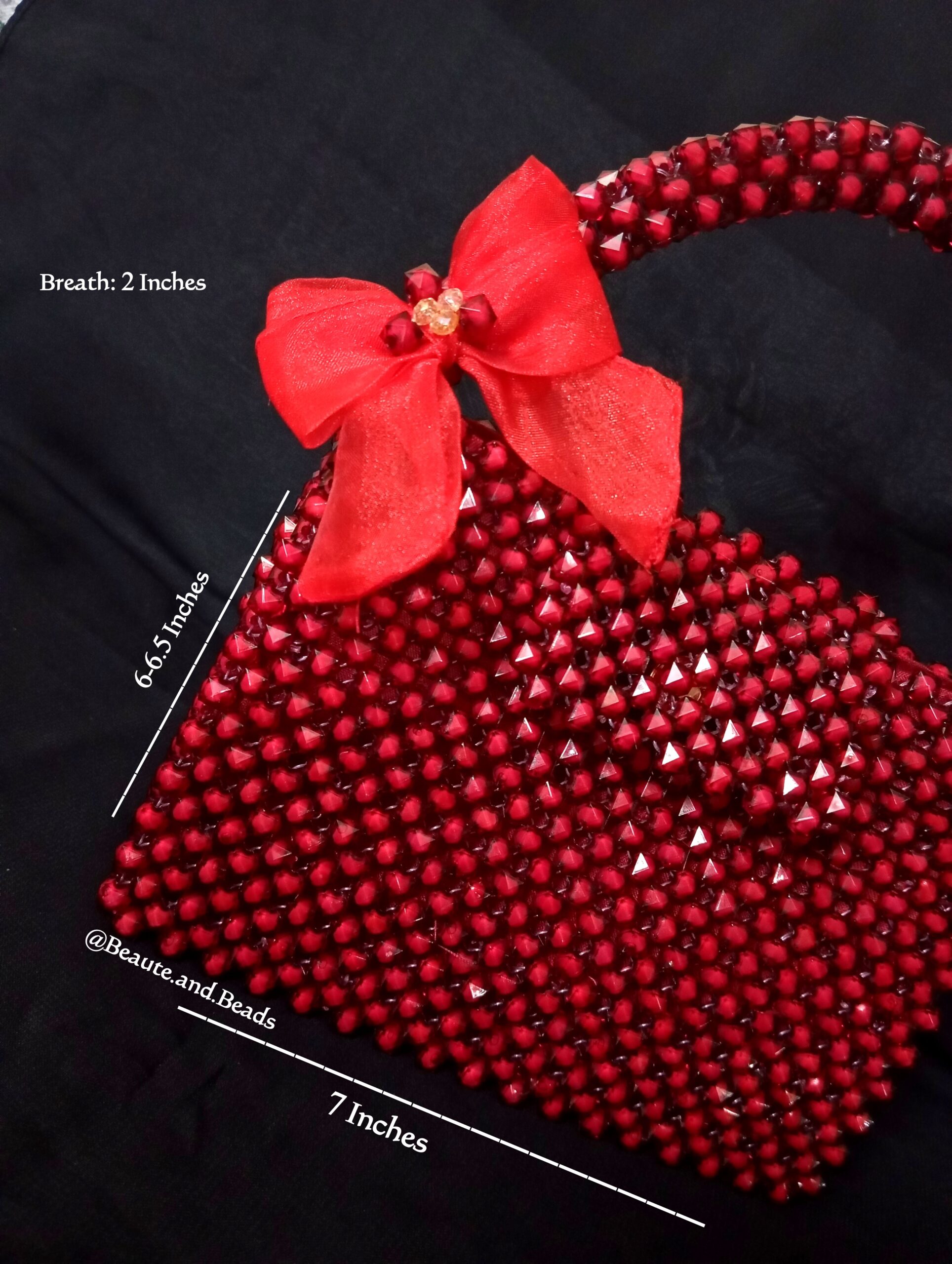 handmade beaded bag