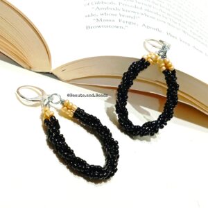 beaded hoops