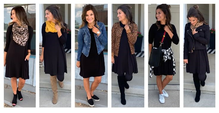 black dress for capsule wardrobe